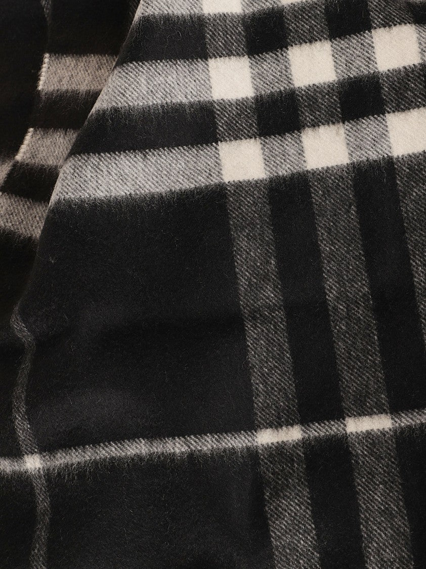 Burberry Reversible Black Cashmere Scarf