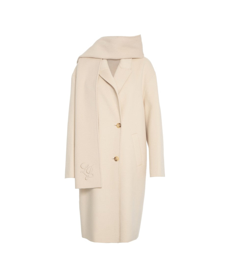 Liu Jo Scarf-Neck Coat