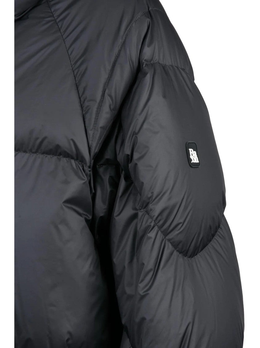 Bacon Black Polyamide Owl Down Jacket