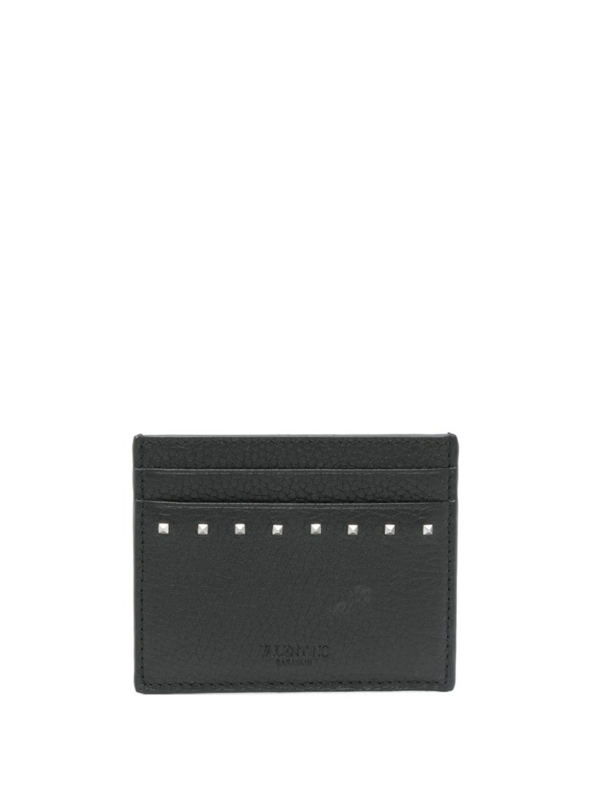 Valentino Textured Black Wallet