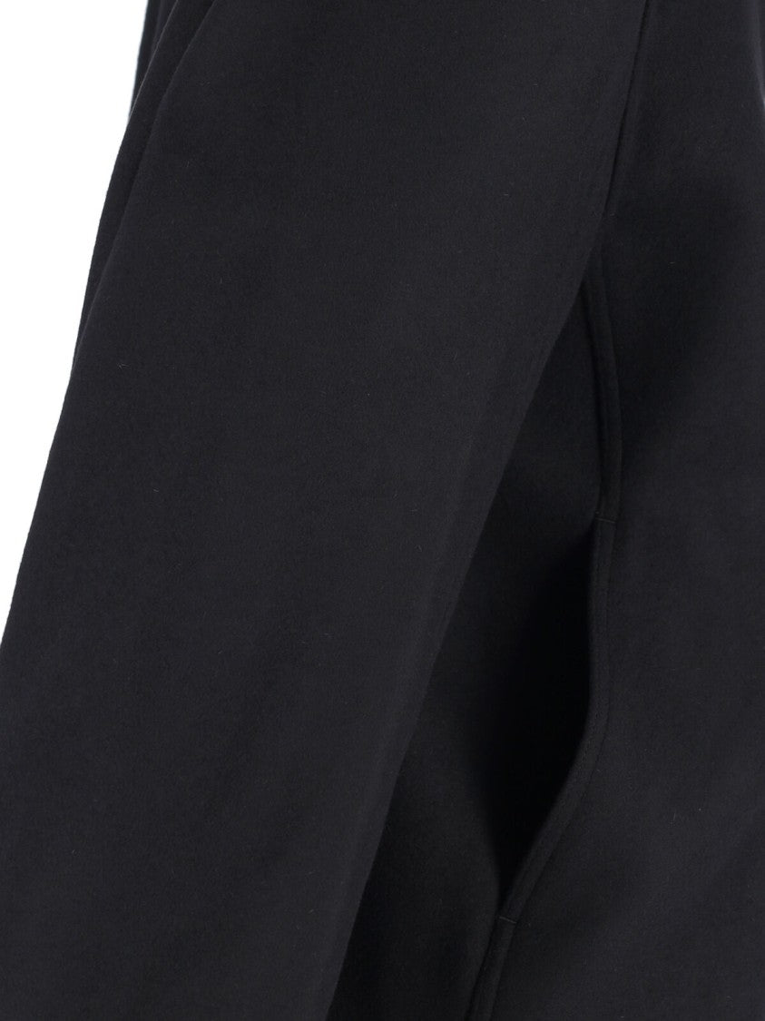 Rick Owens Gimp Wool Coat – Black