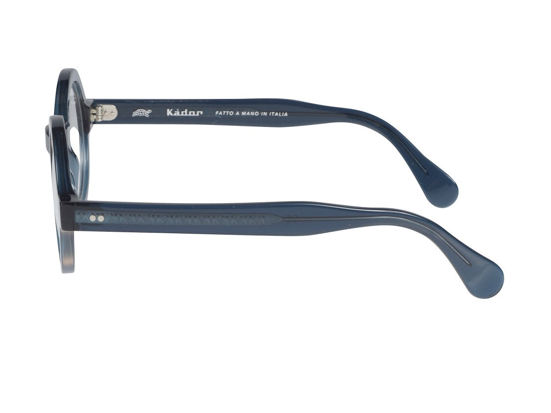 Kador Blue Arkistar/K-45 Translucent Round Eyeglasses
