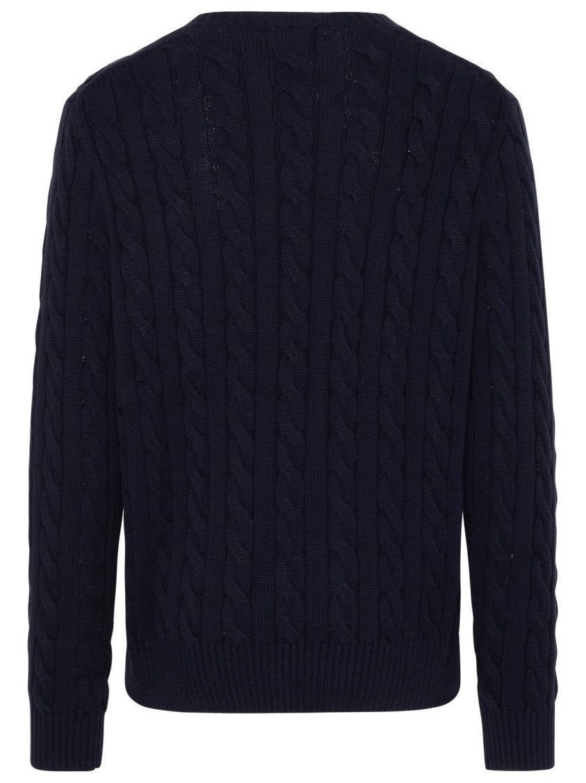 Polo Ralph Lauren Blue Cotton Sweater