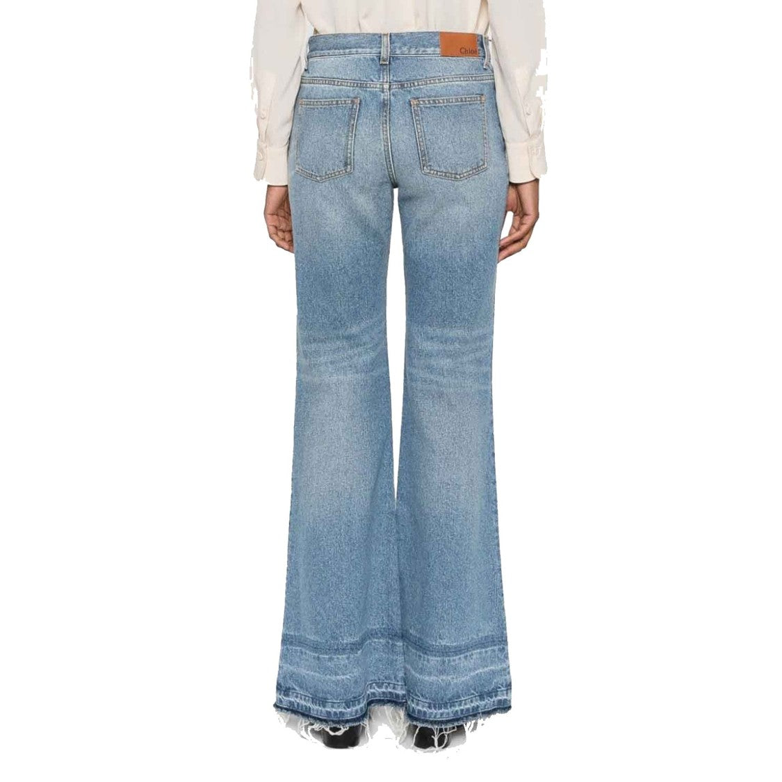 Chloé High-Waisted Bootcut Jeans