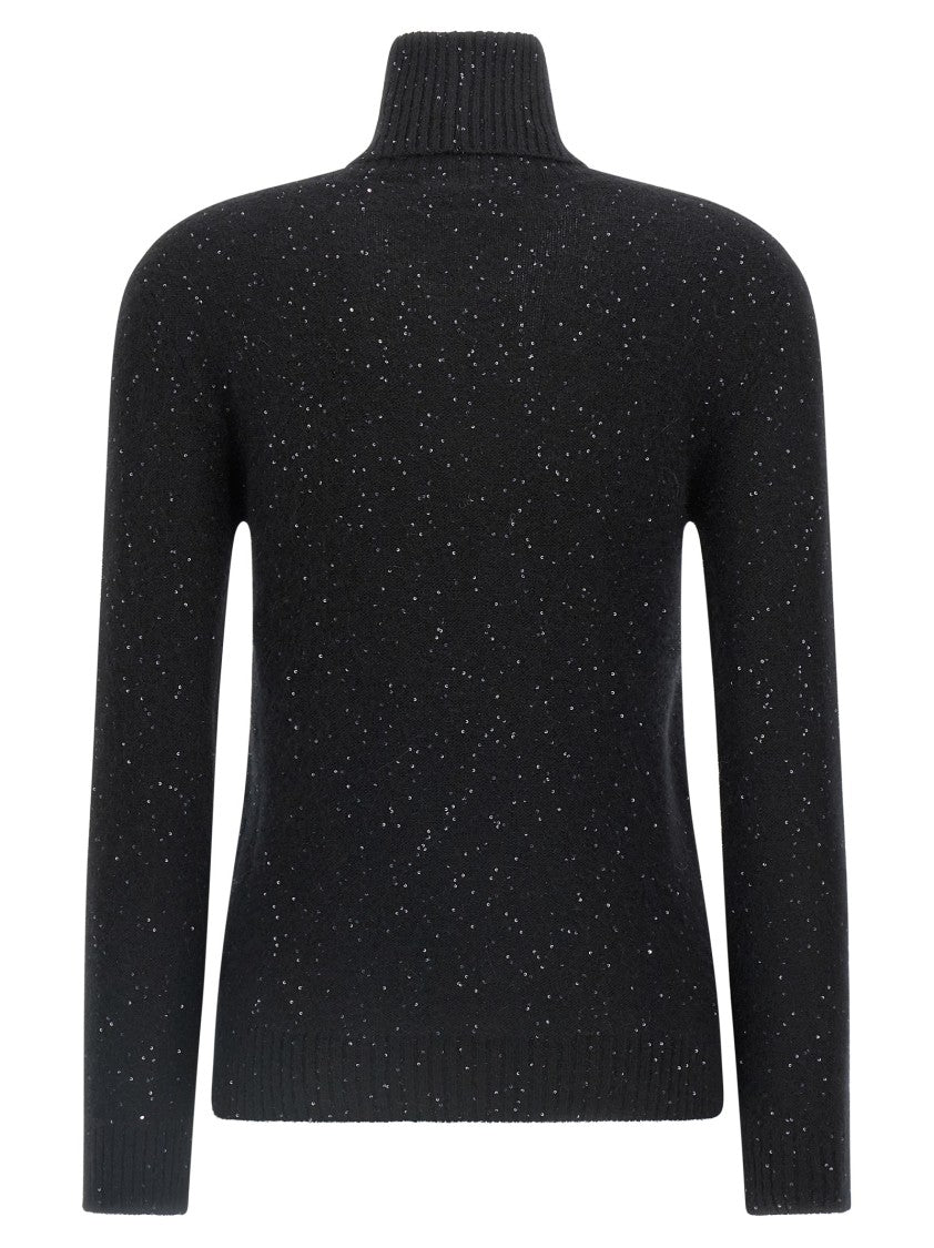 Fabiana Filippi Sequin Turtleneck Sweater