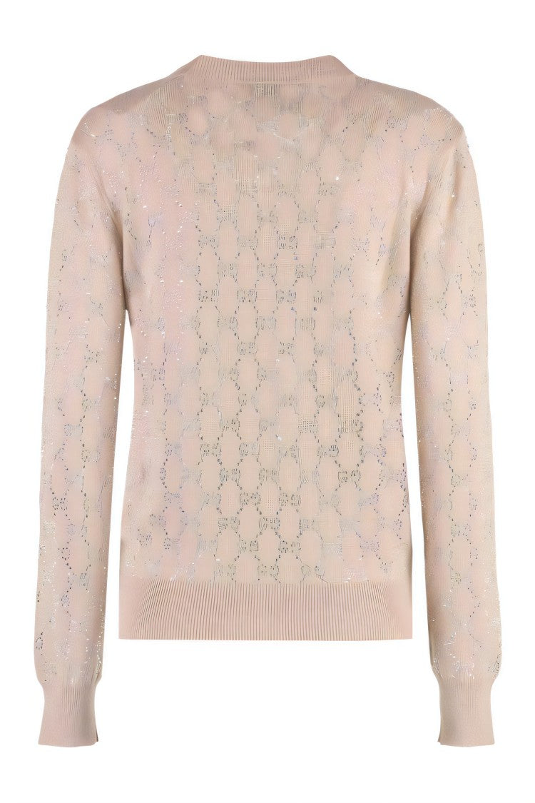 Gucci Soft Knit Sweater With Classic Crew Neckline