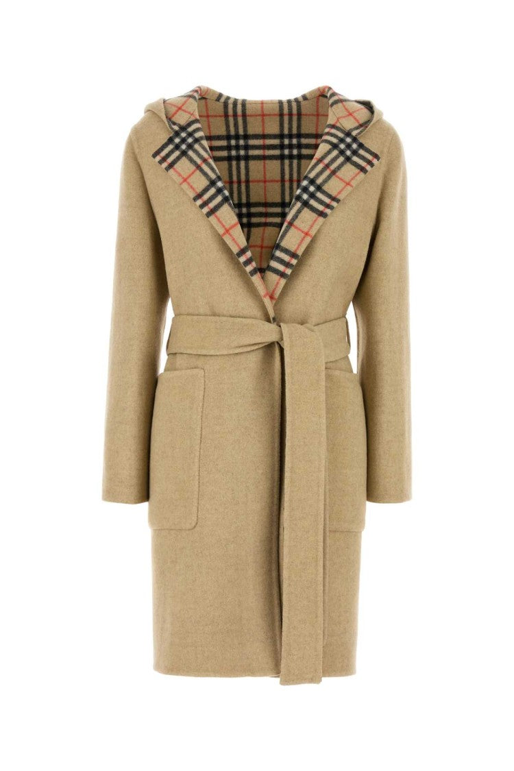 Burberry Beige Wool Reversible Coat