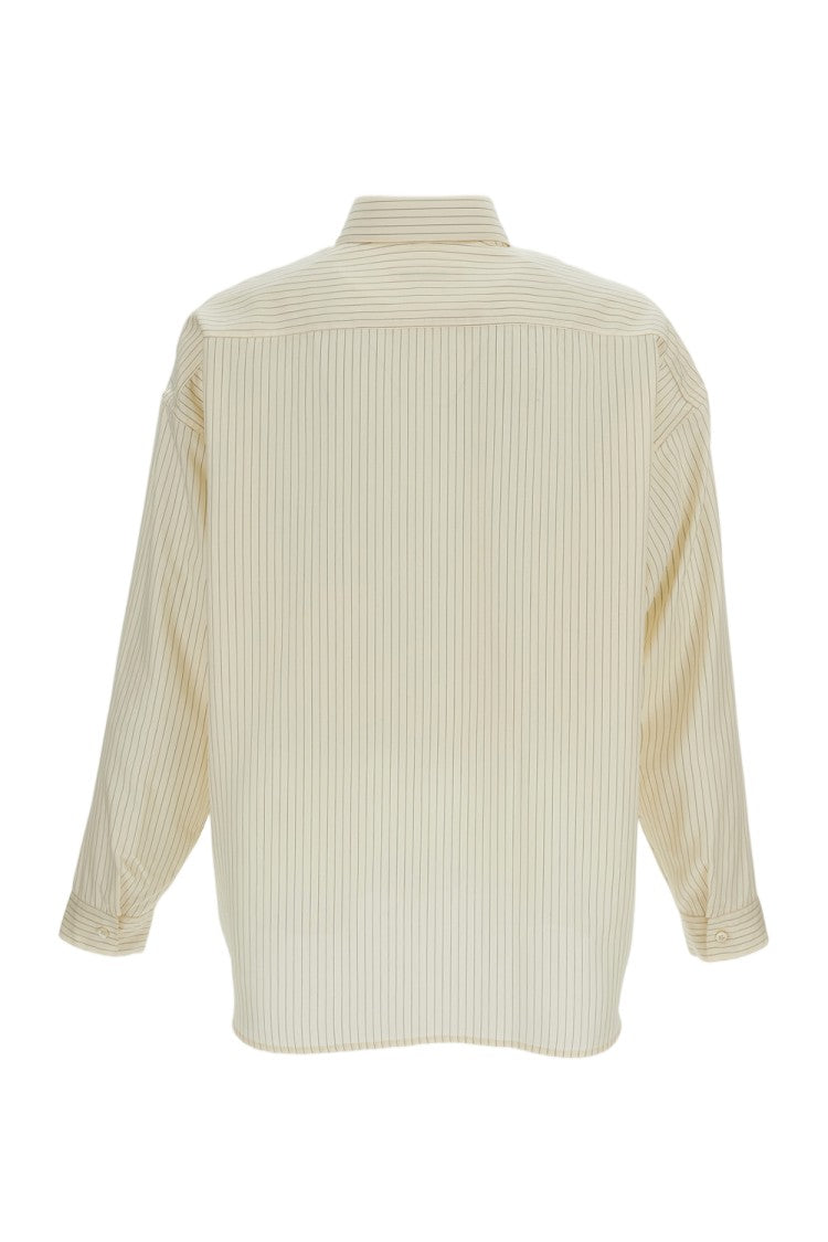 Sunflower Cream White Stable Striped Shirt