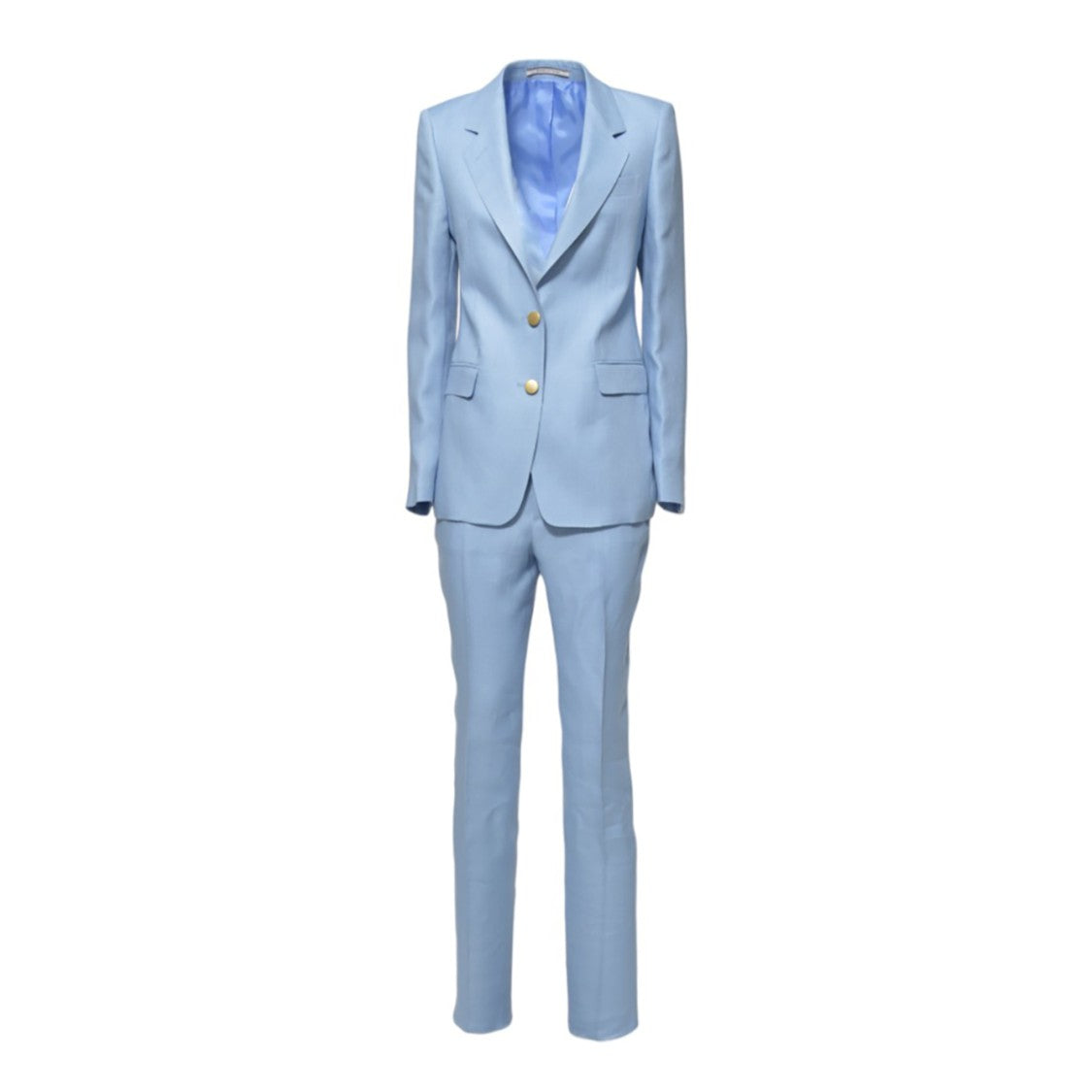 Tagliatore Light Blue Linen T-Paris Suit