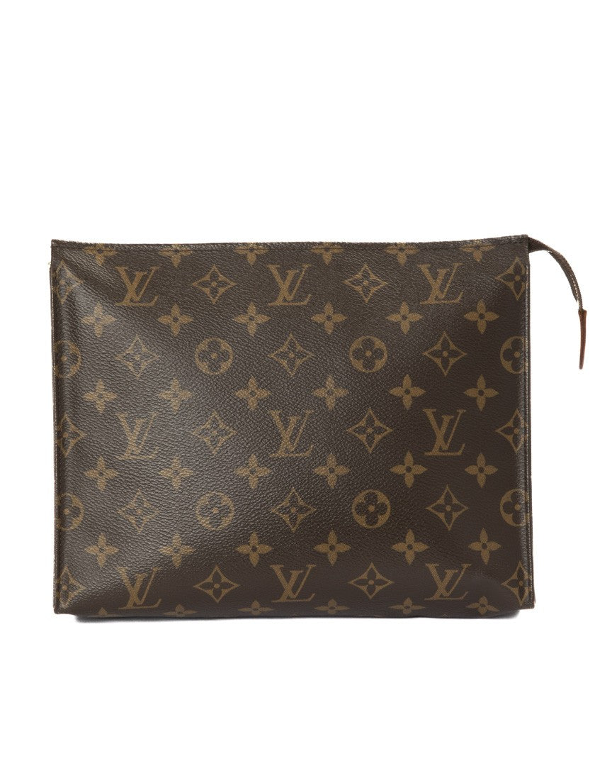 Louis Vuitton Toilette 26 Monogram Pouch With Gold Accents