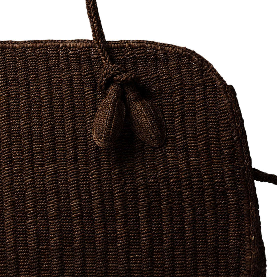 Jacquemus Raffia-Textured Le Grand Turismo Bag With Top Zip Closure