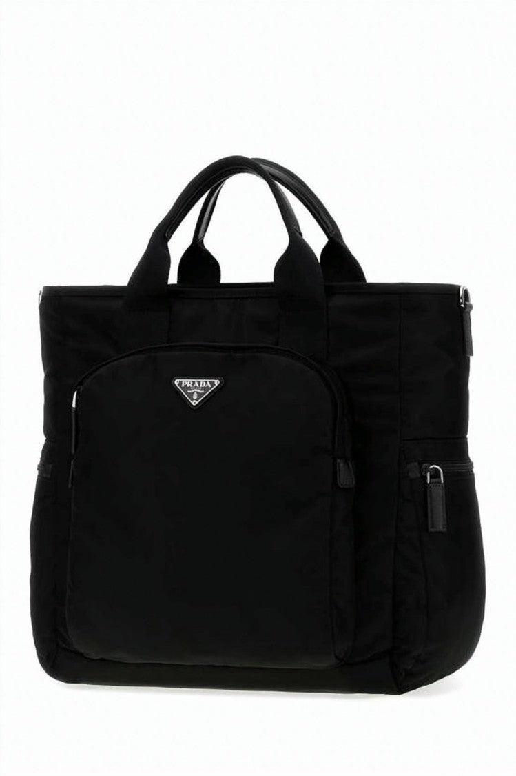 Prada Rectangular Crossbody Bag In Recycled Polyamide And Leather