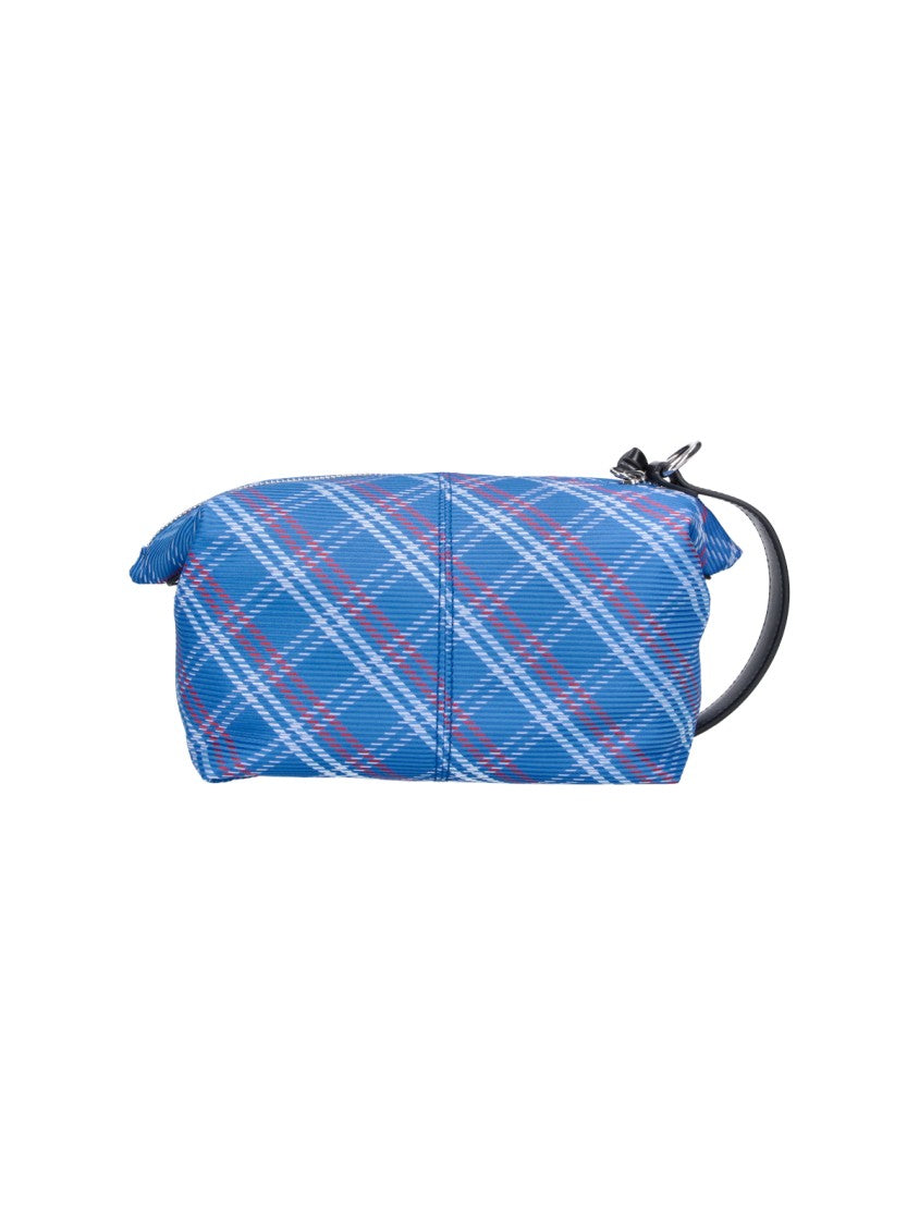 Vivienne Westwood Stuart Check Zip Wash Pouch