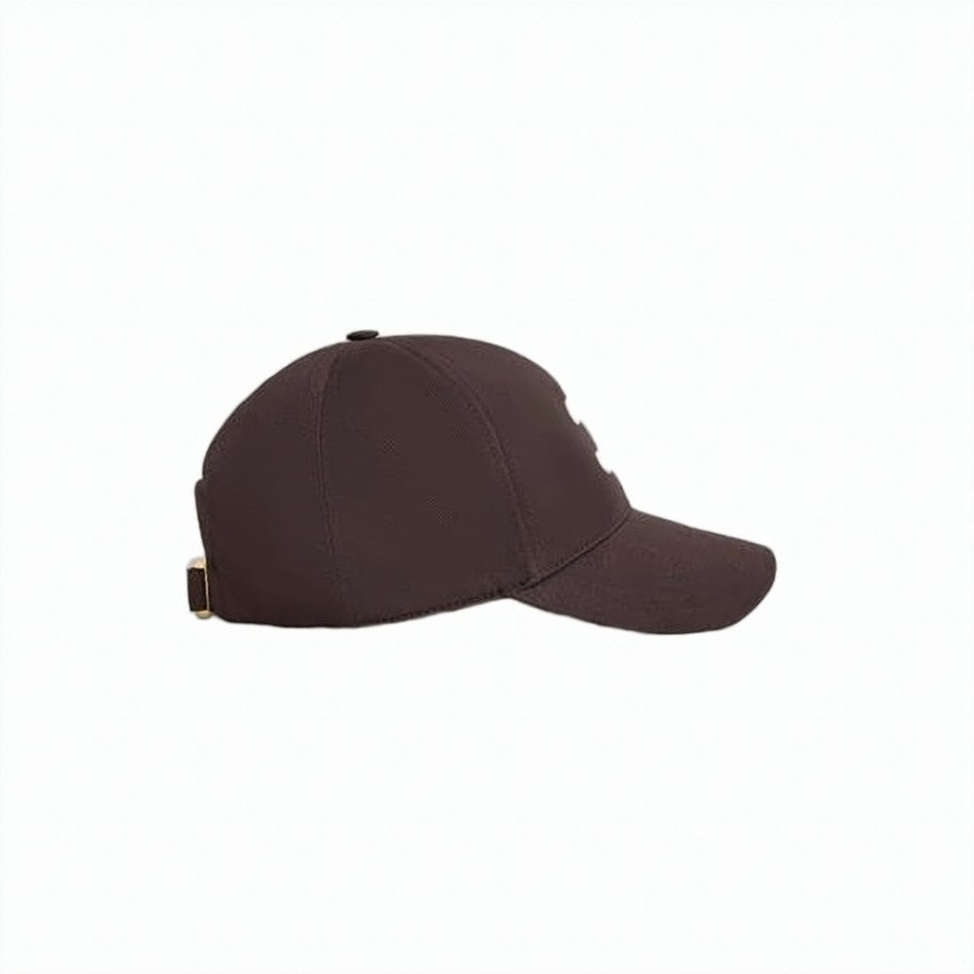 Celine Structured Black Cotton Gabardine Baseball Cap