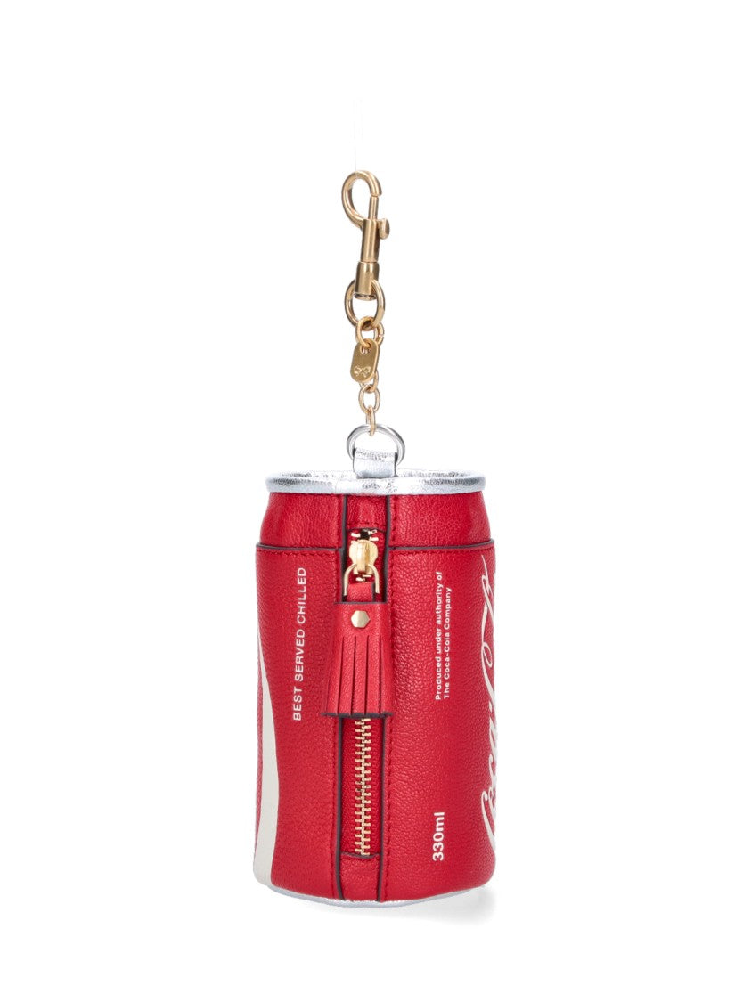 Anya Hindmarch Red Coca Cola Goat Leather Coin Purse