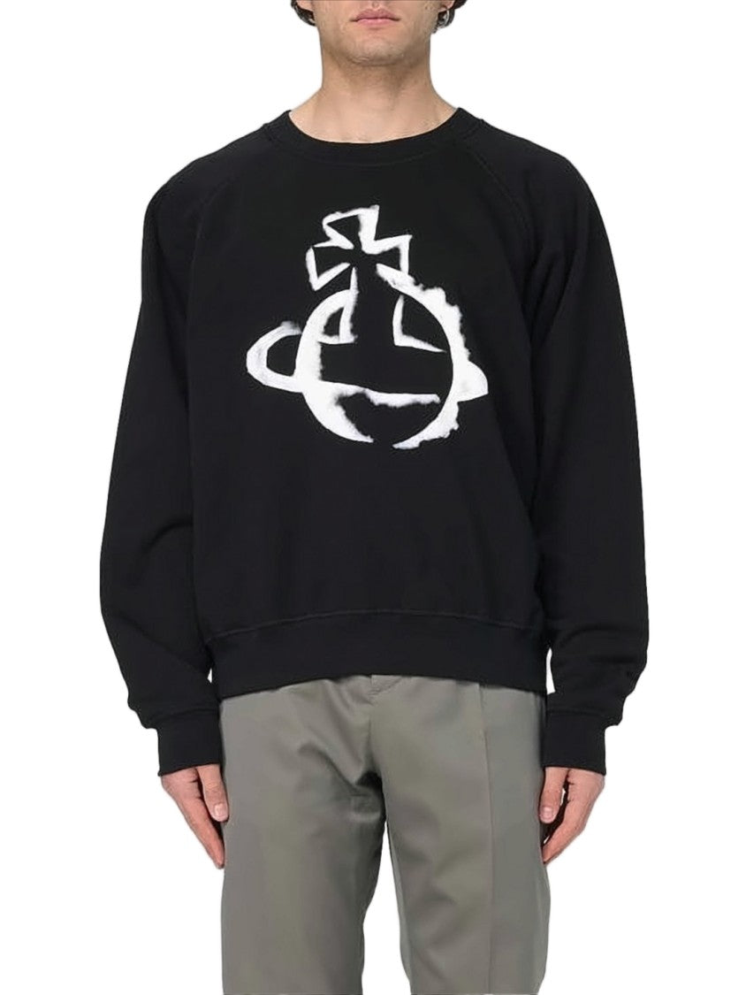 Vivienne Westwood Relaxed Fit Black Sweatshirt