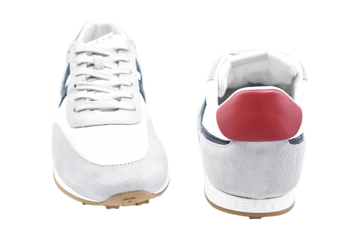 Hogan Retro-Inspired White Athletic Sneakers