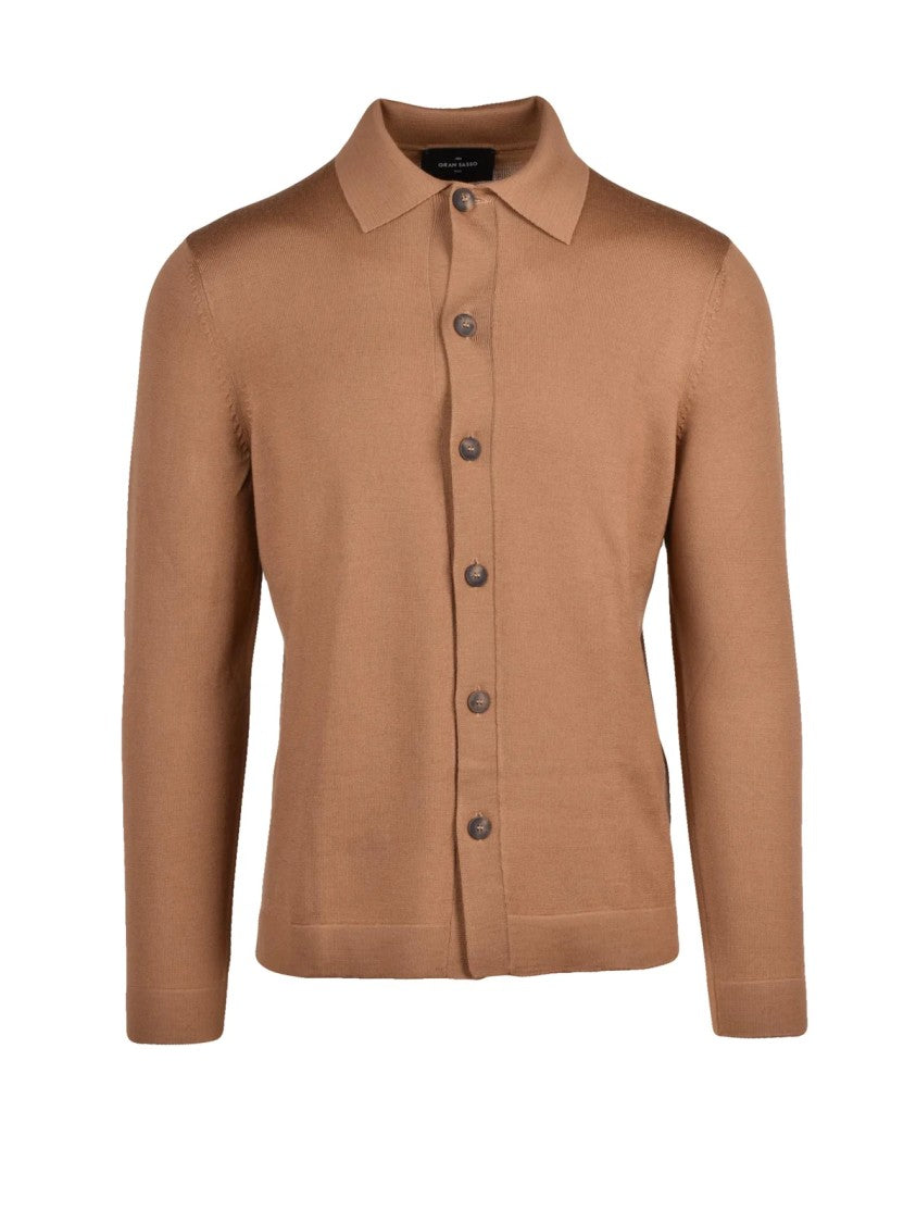 Gran Sasso Brown Virgin Wool Cardigan