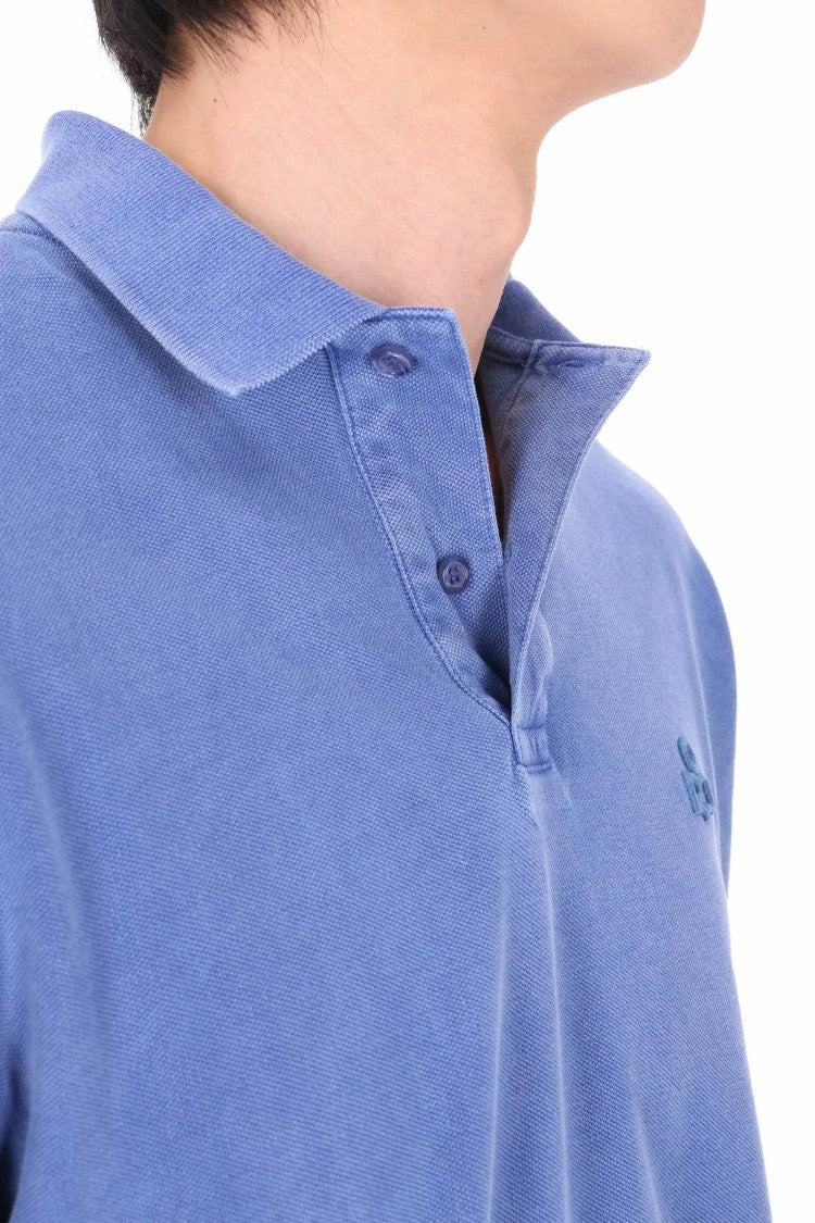 Isabel Marant Afko Premium Cotton Piquet Polo Shirt