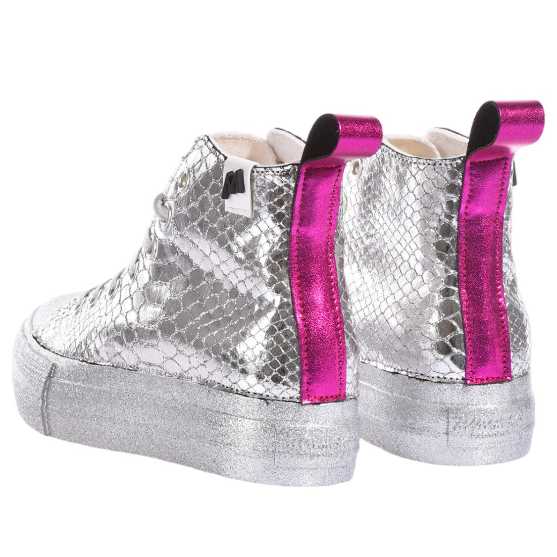Mimanera Snake Handcrafted Individual Metal Masterpiece Sneakers