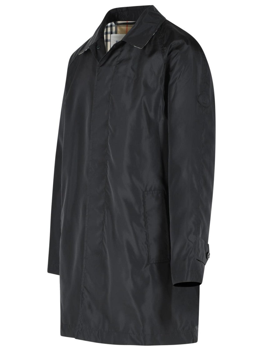 Burberry 'Ridgewood' Black Nylon Car Coat