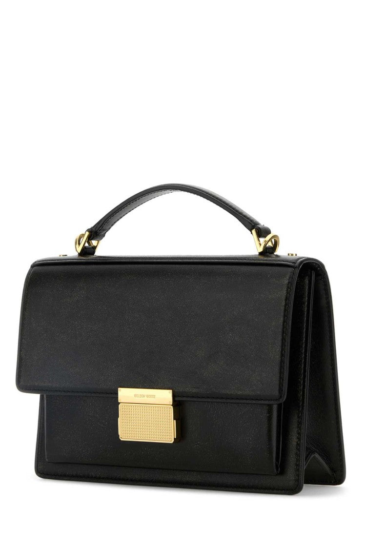 Golden Goose Black Leather Venezia Handbag