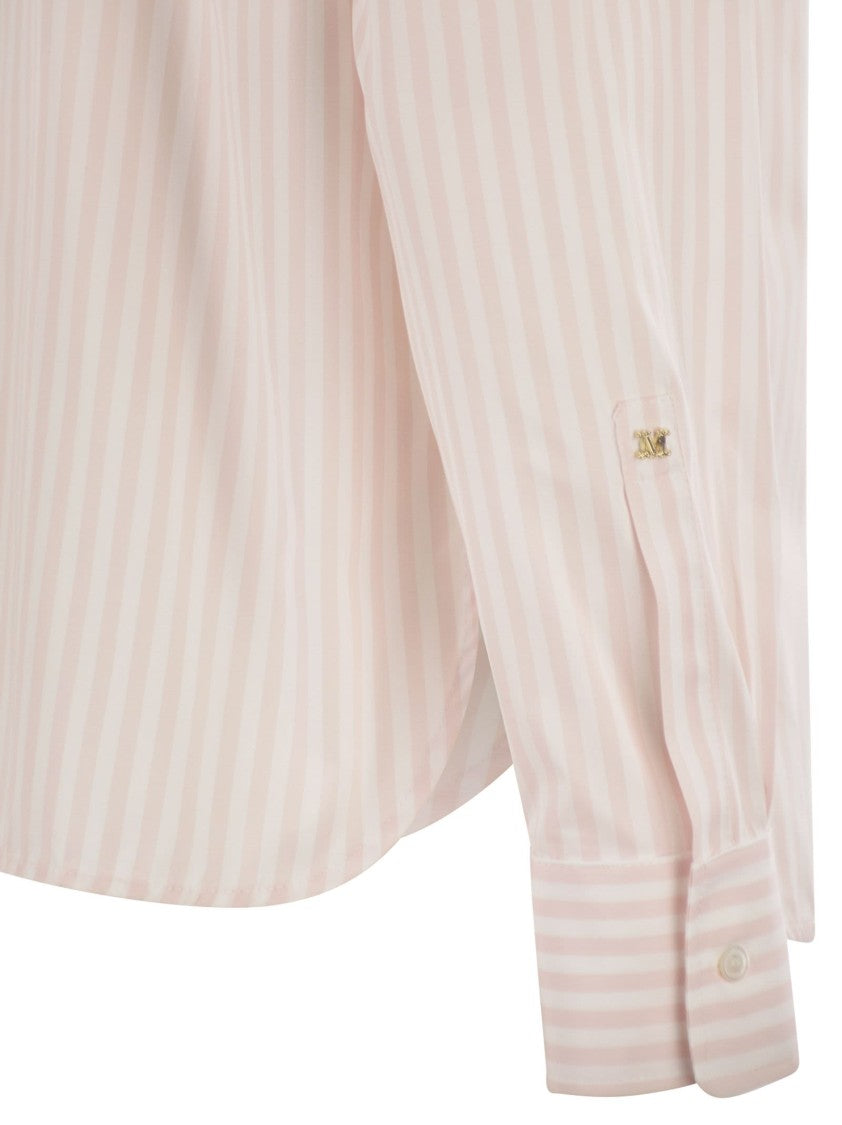 Max Mara Mxmaccenni - Striped Poplin Shirt
