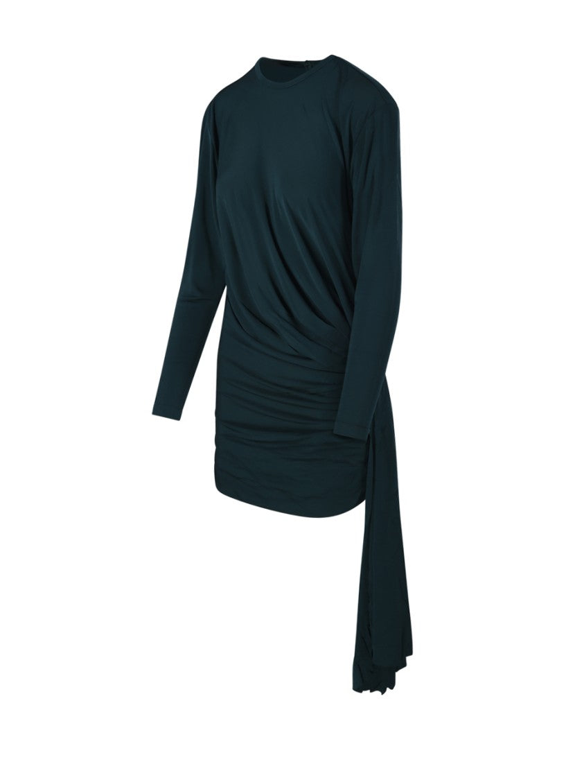 Christopher Esber Side Cowl Drape Extension Dress