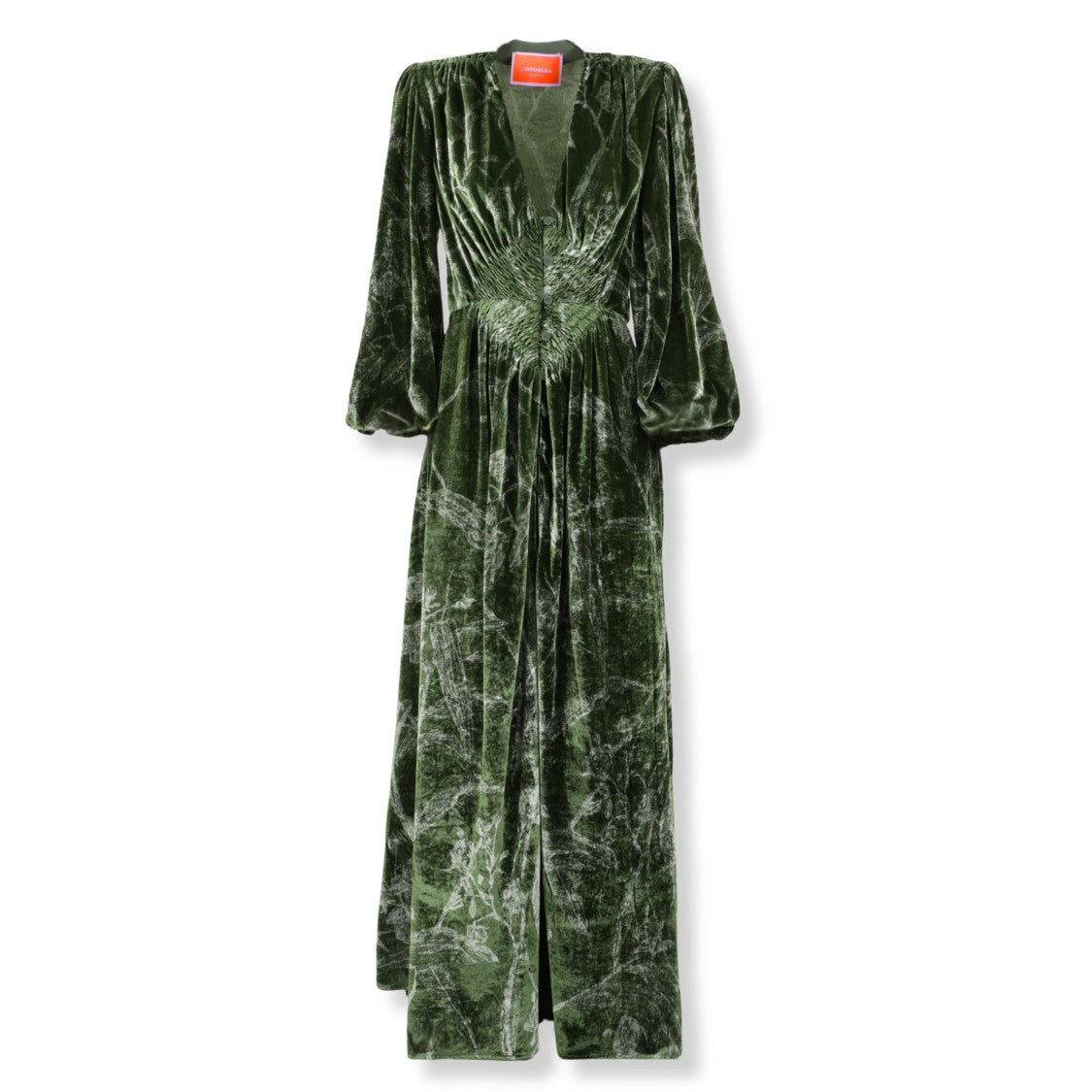 La Double J Velvet Floral Dress