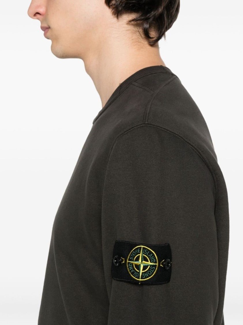 Stone Island Relaxed Fit Dark Grey Stone Island Sweatshirt