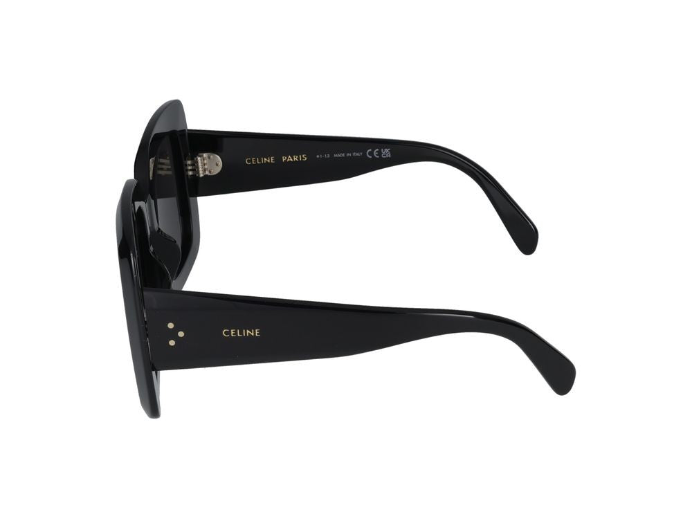 Celine Glossy Cl40263i Square Acetate Sunglasses
