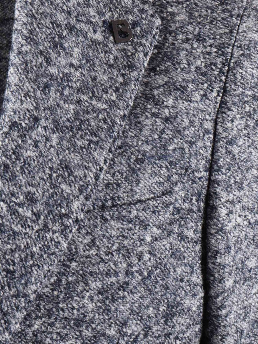 Breras Tailored Structured Blazer With Notched Lapels