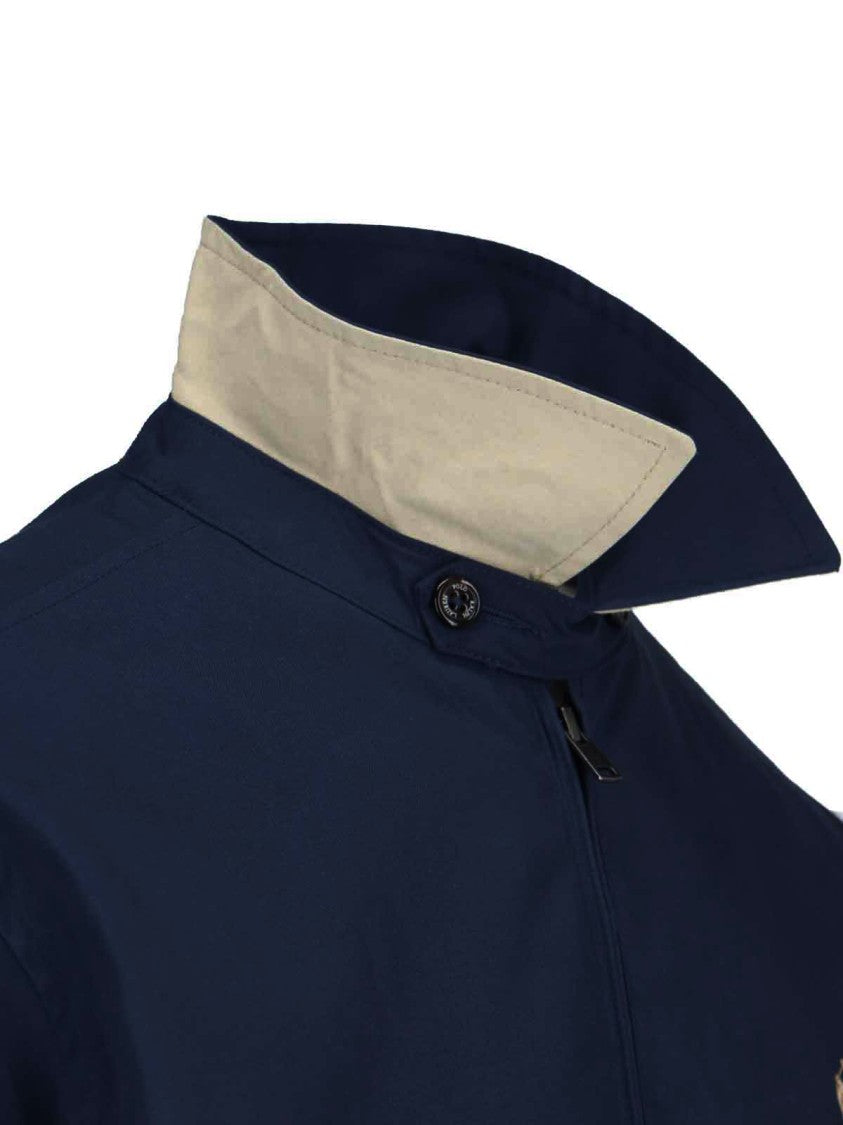 Polo Ralph Lauren Structured Front Button Jacket With Pointed Collar