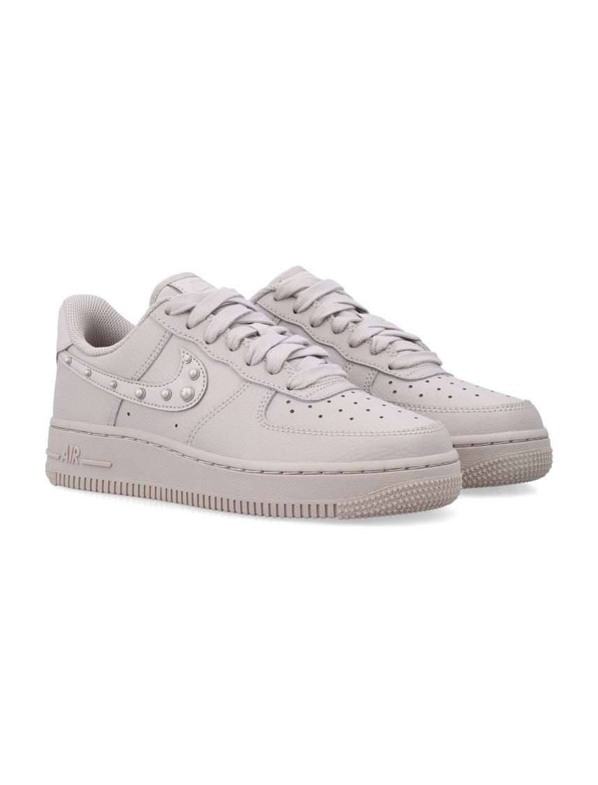 Nike Air Force 1 '07 Metallic-Detail Leather Low-Top Sneakers
