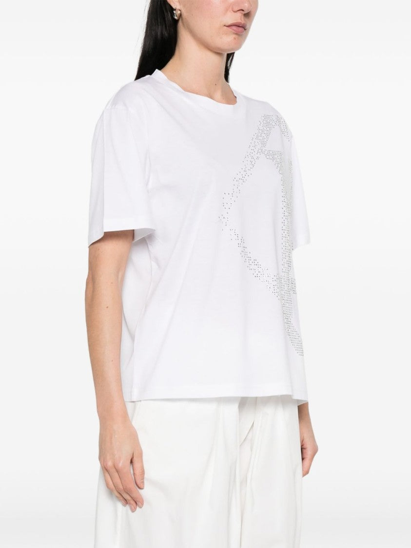 Herno White Stud Detail T-Shirt