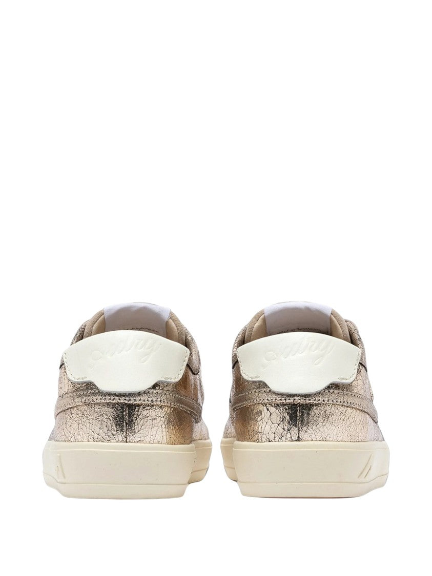 Autry Metallic Windscape Low Leather Sneakers