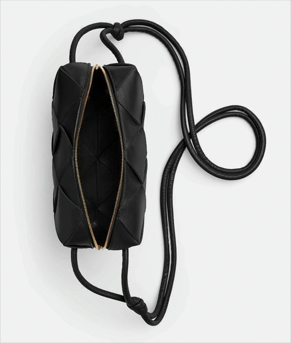 Bottega Veneta Rectangular Padded Lambskin Shoulder Bag