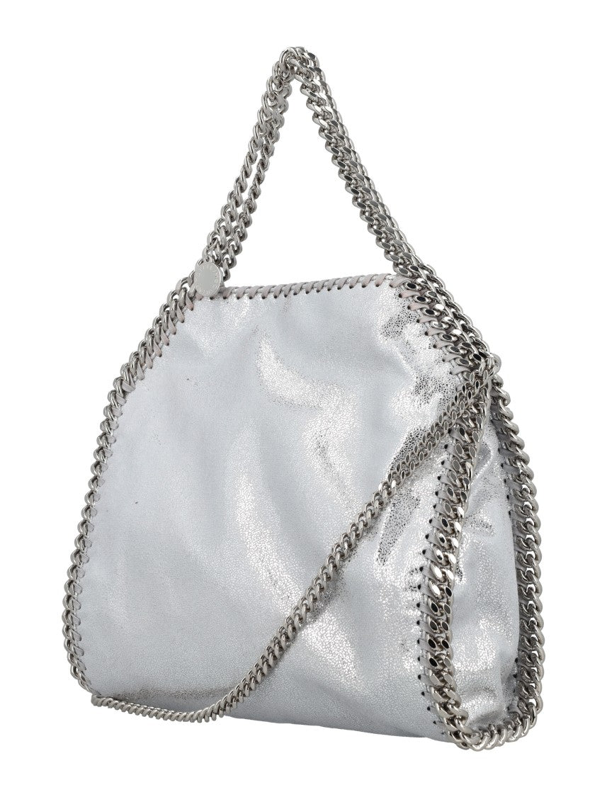 Stella Mccartney Mini Tote Falabella Eco Shiny Dotted Cha Tote Bag