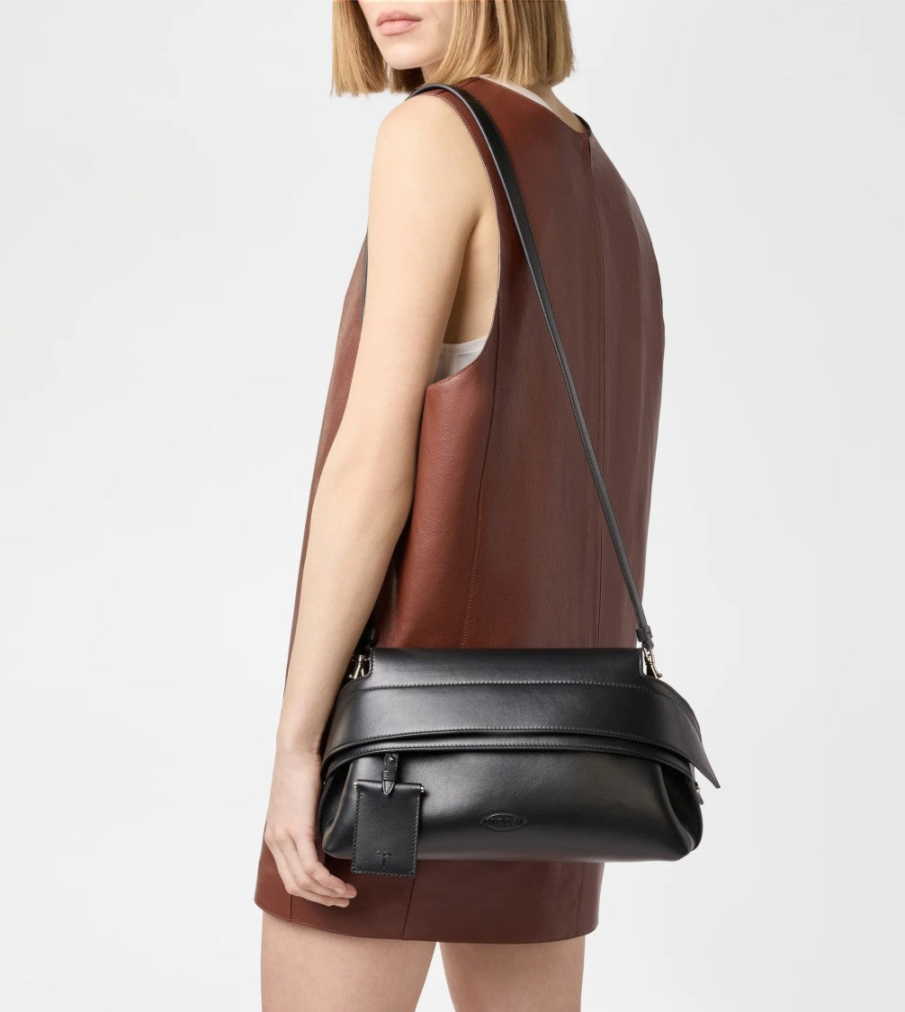 Tod's Black Wav Pouch Mini Bag