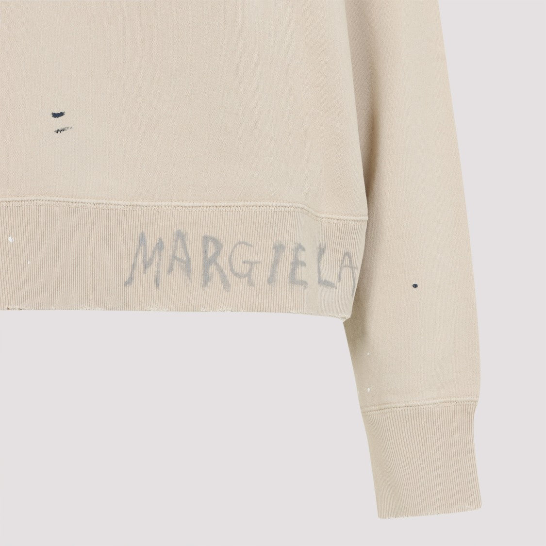 Maison Margiela Beige Cotton Sweatshirt