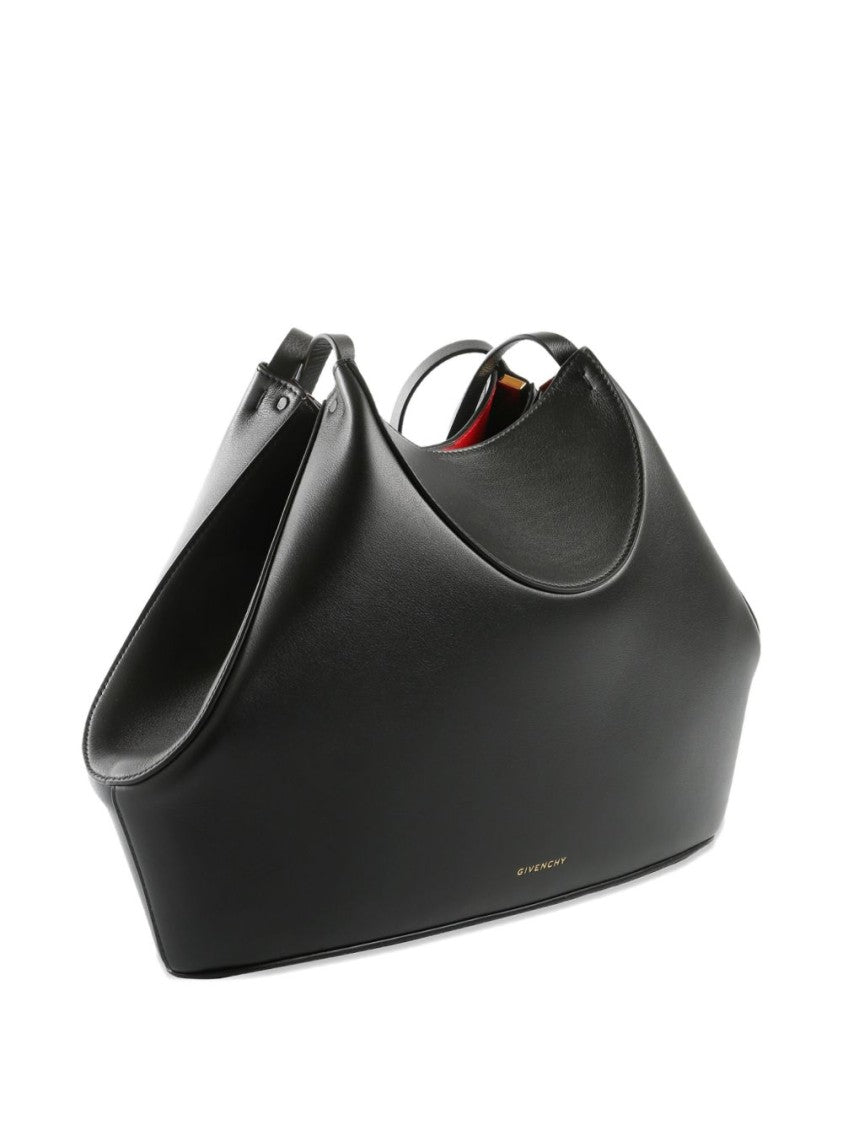 Givenchy Structured Black Silk And Nylon Bag