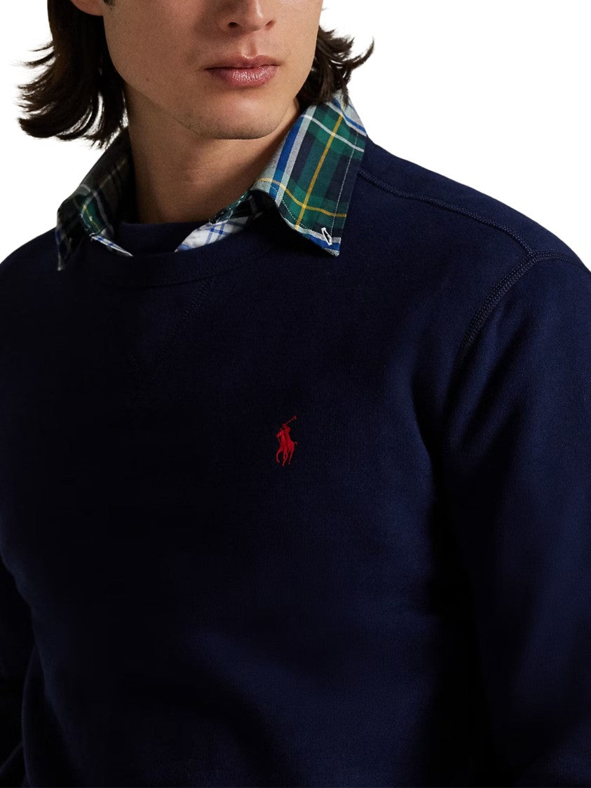 Polo Ralph Lauren Long Sleeve Knit Sweater With Ribbed Details