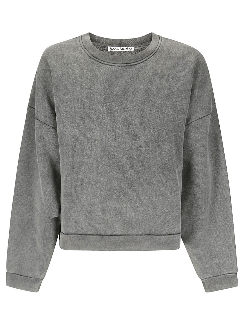 Acne Studios Cropped Gray Sweatshirt