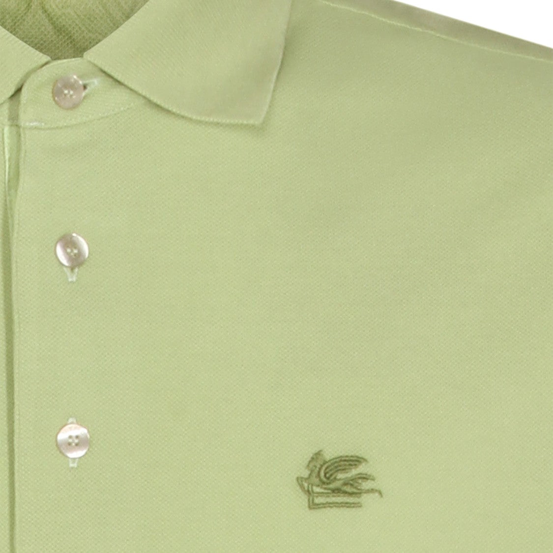 Etro Short-Sleeved Polo Shirt With Classic Collar