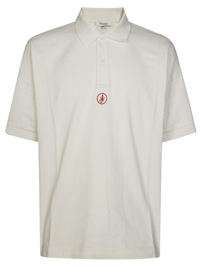J. W. Anderson Short-Sleeve Polo Shirt With Embroidered Logo