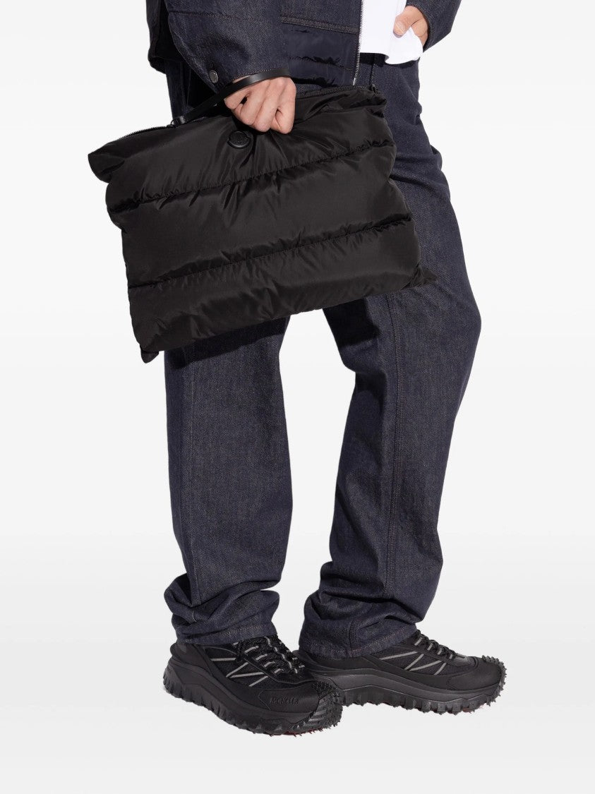 Moncler Black Caradoc Quilted Laptop Case