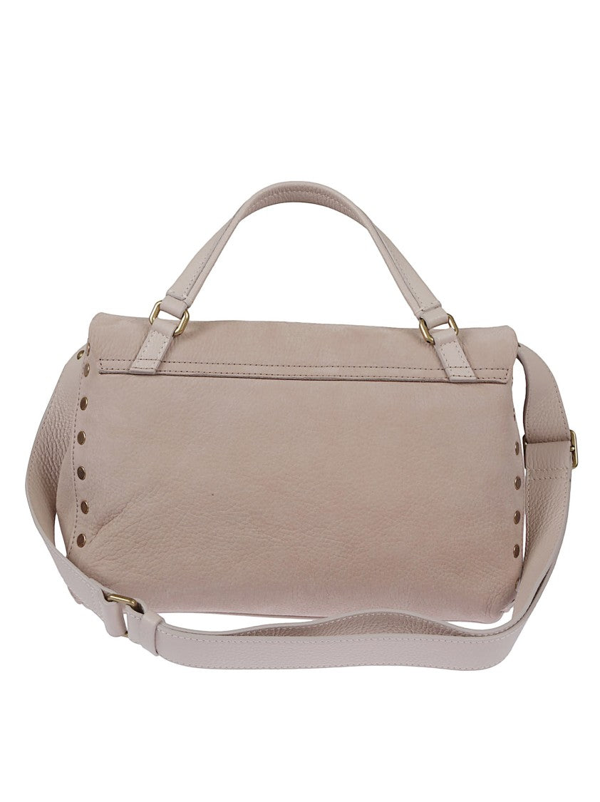 Zanellato Structured Leather Handbag With Flap Closure