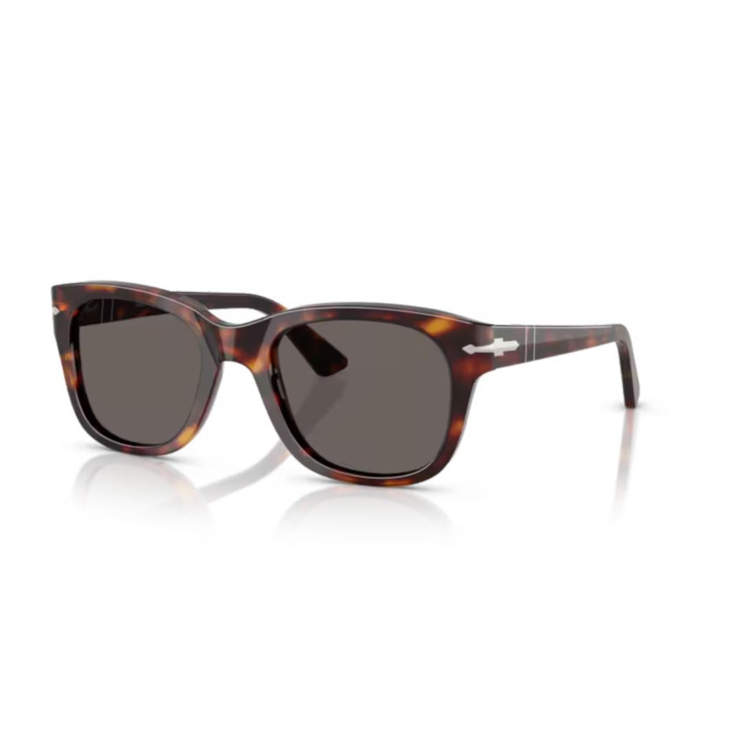 Persol 0Po3372s Classic Tortoiseshell Square Frame Sunglasses