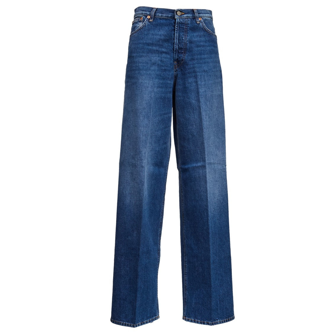 Dondup Dakota Salt And Pepper Wide-Leg Jeans