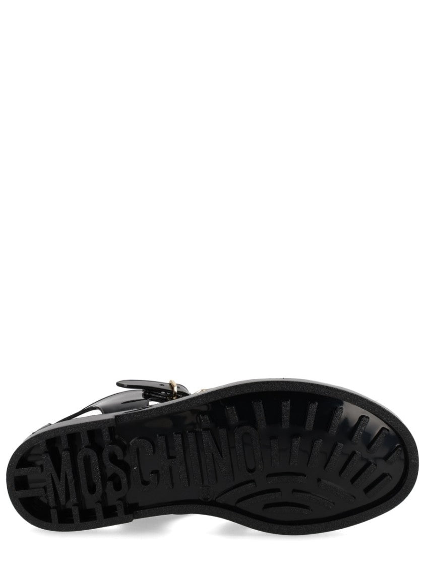 Moschino Jelly Cage Like Mesh Sandals